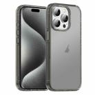 For iPhone 15 Pro iPAKY Phantom Series Shockproof PC+TPU Phone Case(Matte Black) - 1