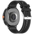 For Samsung Galaxy Watch 8 / 8 Classic 22mm xDfind Hybrid Nylon Braid Silicone Watch Band(Black) - 1