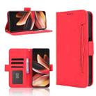 For Meizu Note 16 5G Skin Feel Calf Texture Card Slots Leather Phone Case(Red) - 1