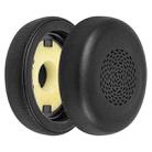 1 Pair Protein Leather Earpads For Jabra Evolve2 75(Black) - 2