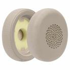 1 Pair Protein Leather Earpads For Jabra Evolve2 75(Gold) - 2