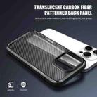 For iPhone 16 iPAKY Pioneer Series Carbon Fiber PC+TPU Phone Case(Black) - 3