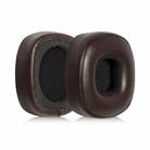 2pcs Sponge Earmuffs Replacement Earpads For Marshall Major IV, Model:Brown Lambskin - 1