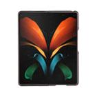 For Samsung Galaxy Z Fold2 5G Cross Texture PU Shockproof Protective Case(Black) - 3