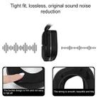 1 Pair Protein Leather Ice Silk Cloth Replacement Earpads For Turtle Beach Stealth 700 Gen 2(Black) - 2