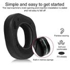 1 Pair Protein Leather Ice Silk Cloth Replacement Earpads For Turtle Beach Stealth 700 Gen 2(Black) - 3