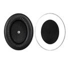 1 Pair Sponge Earmuffs Replacement Earpads For Audeze Mobius, Model:Protein Leather(Black) - 1