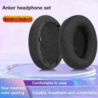 For Anker SpaceOne/S1 2pcs Football Net Snap-on Type Earphone Covers(Black) - 2