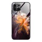 For iPhone 12 Pro Max Marble Pattern Glass Protective Case(DL01) - 1