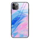 For iPhone 11 Pro Marble Pattern Glass Protective Case(DL05) - 1