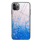 For iPhone 11 Pro Marble Pattern Glass Protective Case(DL07) - 1