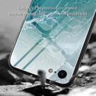 For iPhone SE 2022 / SE 2020 / 8 / 7 Marble Pattern Glass Protective Case(DL06) - 6