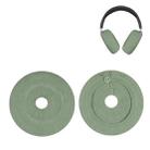 For Apple AirPods Max 2pcs Knitted Earphone Dust Cover(Green) - 1