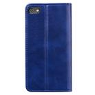 For iPhone 6s Business Stitching Horizontal Flip Leather Case with Double Folding & Bracket & Card Slots & Photo Frame & Wallet(Sapphire Blue) - 3