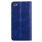 For iPhone 6s Plus Business Stitching Horizontal Flip Leather Case with Double Folding & Bracket & Card Slots & Photo Frame & Wallet(Sapphire Blue) - 3