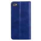 For iPhone 6s Plus Business Stitching Horizontal Flip Leather Case with Double Folding & Bracket & Card Slots & Photo Frame & Wallet(Sapphire Blue) - 3