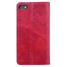 For iPhone 6s Plus Business Stitching Horizontal Flip Leather Case with Double Folding & Bracket & Card Slots & Photo Frame & Wallet(Red) - 3