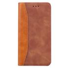 For iPhone 11 Pro Business Stitching Horizontal Flip Leather Case with Double Folding & Bracket & Card Slots & Photo Frame & Wallet(Brown) - 2