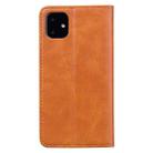 For iPhone 12 Pro Max Business Stitching Horizontal Flip Leather Case with Double Folding & Bracket & Card Slots & Photo Frame & Wallet(Brown) - 3