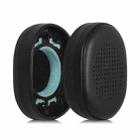 2pcs Snap-on Protein Leather Earpads For KEF M400(Black) - 1