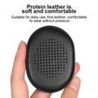 2pcs Snap-on Protein Leather Earpads For KEF M400(Black) - 3