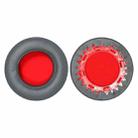 For Motorola Moto Pulse Escape 2pcs Protein Leather Snap-on Type Earphone Covers(Titanium Gray) - 1
