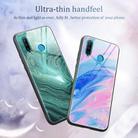 For Huawei P30 lite / nova 4e Marble Pattern Glass Protective Case(DL03) - 3