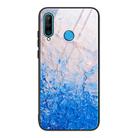 For Huawei P30 lite / nova 4e Marble Pattern Glass Protective Case(DL07) - 1