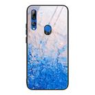 For Huawei Y9 Prime (2019) / P Smart Z Marble Pattern Glass Protective Case(DL07) - 1