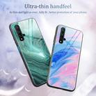 For Huawei Honor 20 / nova 5T Marble Pattern Glass Protective Case(DL01) - 3