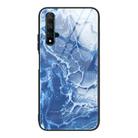 For Huawei Honor 20 / nova 5T Marble Pattern Glass Protective Case(DL03) - 1