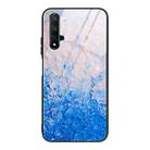 For Huawei Honor 20 / nova 5T Marble Pattern Glass Protective Case(DL07) - 1