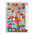 For iPad Air 11 2024 / 2025 DUX DUCIS Unid Series Painted PU+TPU Smart Sleeping Tablet Leather Case(Pink) - 2