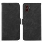 For Samsung Galaxy XCover7 Pro ABEEL Frosted Magnetic RFID Leather Phone Case(Black) - 1