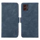 For Samsung Galaxy XCover7 Pro ABEEL Frosted Magnetic RFID Leather Phone Case(Blue) - 1