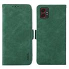 For Samsung Galaxy XCover7 Pro ABEEL Frosted Magnetic RFID Leather Phone Case(Green) - 1