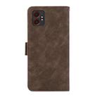 For Samsung Galaxy XCover7 Pro ABEEL Frosted Magnetic RFID Leather Phone Case(Brown) - 3