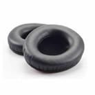 2pcs Protein Leather Earpads For Creative Aurvana Live 1(Black) - 2