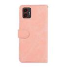 For Samsung Galaxy XCover7 Pro ABEEL Color Block Magnetic RFID Leather Phone Case(Pink-Cyan) - 3
