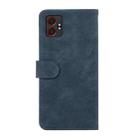 For Samsung Galaxy XCover7 Pro ABEEL Color Block Magnetic RFID Leather Phone Case(Blue-Brown) - 3