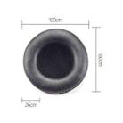 2pcs Protein Leather Earpads For Creative Aurvana Live 2(Black) - 3