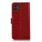 For Samsung Galaxy XCover7 Pro Crocodile Top Layer Cowhide Leather Phone Case(Red) - 3