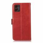 For Samsung Galaxy XCover7 Pro Magnetic Crazy Horse Texture Genuine Leather RFID Phone Case(Red) - 3
