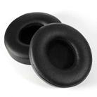 1 Pair Protein Leather Replacement Earpads For Beats Solo3 / Solo2(Black) - 2