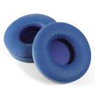 1 Pair Protein Leather Replacement Earpads For Beats Solo3 / Solo2(Blue) - 2