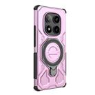 For Redmi Note 14 Pro 5G J-20 Solid Color MagSafe Magnetic TPU+PC Phone Case(Pink) - 3