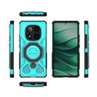 For Redmi Note 14 Pro 5G J-20 Solid Color MagSafe Magnetic TPU+PC Phone Case(Lake Blue) - 2