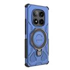 For Redmi Note 14 Pro 5G J-20 Solid Color MagSafe Magnetic TPU+PC Phone Case(Blue) - 3