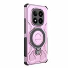 For Redmi Note 14 Pro+ 5G Global J-20 Solid Color MagSafe Magnetic TPU+PC Phone Case(Pink) - 3