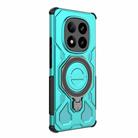 For Redmi Note 14 Pro+ 5G Global J-20 Solid Color MagSafe Magnetic TPU+PC Phone Case(Lake Blue) - 3